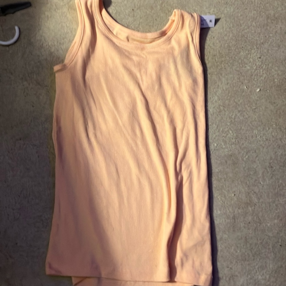 Tan/Pink tank top